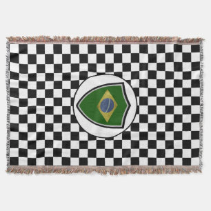 Braziliaanse vlag werpdeken deken