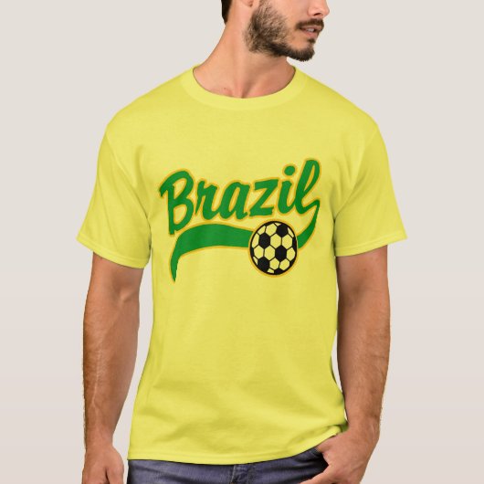 Braziliaanse Voetbal T-shirt (Voorkant)
