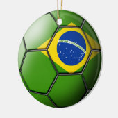Braziliaanse voetbalversiering keramisch ornament (Links)