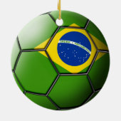 Braziliaanse voetbalversiering keramisch ornament (Achterkant)