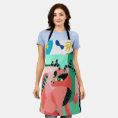 Braziliaanse vos all-over print Schort (Gedragen)