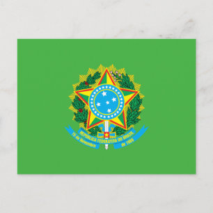 Braziliaanse wapenschild briefkaart
