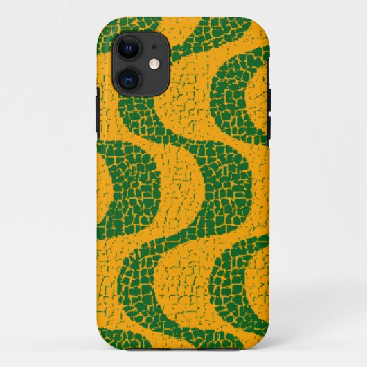 Brazilian Copacabana sidewalk Case-Mate iPhone Case (Achterkant)