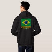 "Brazilian Pride" Shirten Hoodie (Achterkant volledig)