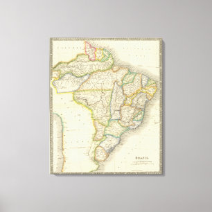Brazilië 2 canvas afdruk