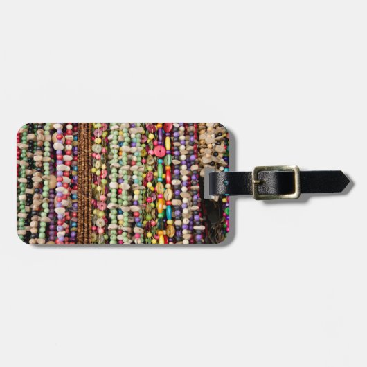 Brazilië, Amazon, Manaus. Typisch Braziliaans Bagagelabel (Voorkant horizontaal)