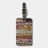 Brazilië, Amazon, Manaus. Typisch Braziliaans Bagagelabel (Voorkant verticaal)