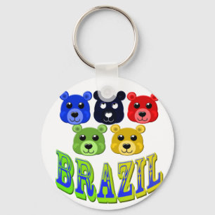 brazilië beren sleutelhanger