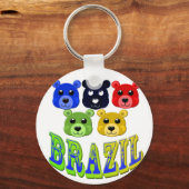 brazilië beren sleutelhanger (Voorkant)
