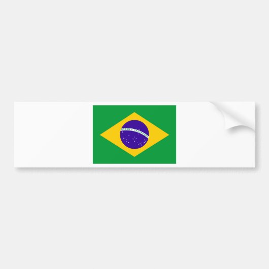 Brazilië Bumpersticker (Voorkant)