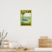 Brazilië (canvas) poster (Keuken)