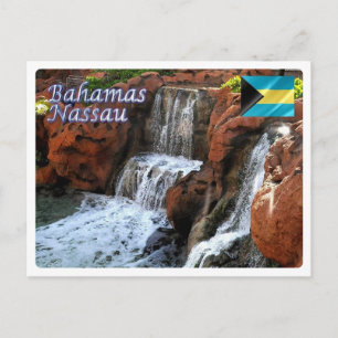 Brazilië - de Bahama's - Nassau, de tuinwaterval - Briefkaart