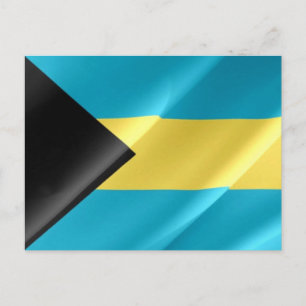 Brazilië - de Bahama's - vlag - Briefkaart