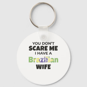 Brazilië geeft je niet dat ik een Braziliaan heb Sleutelhanger