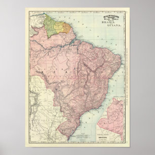 Brazilië, Guyana Poster