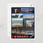 Brazilië - I Love - Natal - Briefkaart (Voorkant / Achterkant)