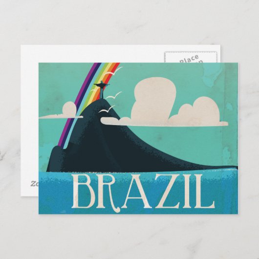 brazilië klaagt over het oude poster briefkaart (Voorkant / Achterkant)