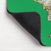 Brazilië Map Mousepad Muismat (Hoek)