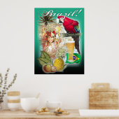 brazilië poster (Keuken)