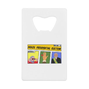 Brazilië Presidential Election Kredietkaart Flessenopener