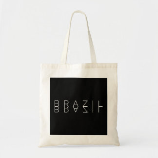 Brazilië reflecteert - Braziliaans Word Art Souven Tote Bag
