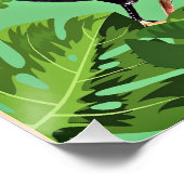 Brazilië Reisposter, Toucan, Perfect Poster (Hoek)