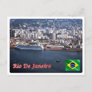 Brazilië - Rio de Janeiro - Harbour - Briefkaart