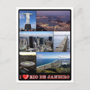 Brazilië - Rio de Janeiro - I Love - Briefkaart