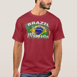 Brazilië Santos Mormon LDS Mission Missionary Gift T-shirt