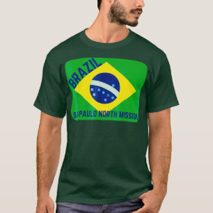 Brazilië Sao Paulo North LDS Mormon Mission T-shirt