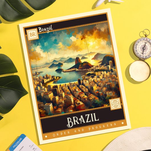 Brazilië |  schilderij briefkaart