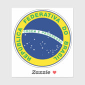 Brazilië Sticker (Vel)