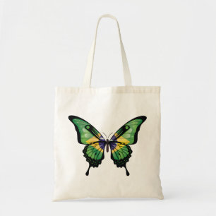 Brazilië Swallowtail Vlinder Vlag Sticker Tote Bag