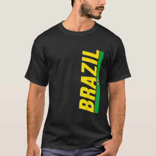 Brazilië T shirt Braziliaanse vlag Brasil Gift Sou