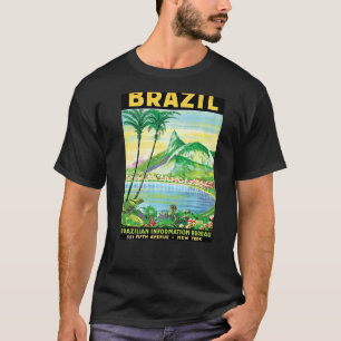 Brazilië Teken geschilderd toerisme avontuur Souve T-shirt