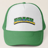 Brazilië Trucker Pet (Voorkant)