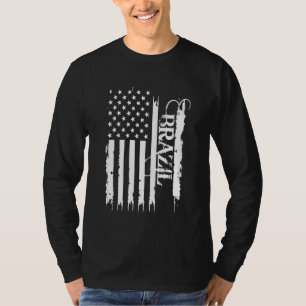 Brazilië Verenigde Staten ontdaan van Amerikaanse  T-shirt