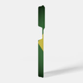 Brazilië vlag aangepaste iPhone 14 pro hoesje (Rechterkant)