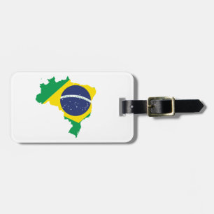 Brazilië Vlag Bagagelabel - Voetbal Travel Gift
