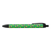 Brazilië Vlag Balpen Zwarte Inkt Pen (Bovenkant)