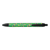Brazilië Vlag Balpen Zwarte Inkt Pen (Achterkant)