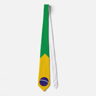 Brazilië vlag stropdas