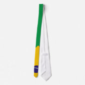 Brazilië vlag stropdas (Achterkant)