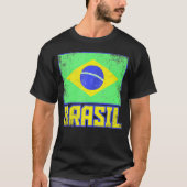 Brazilië Vlaggenland Braziliaanse Pride T-shirt (Voorkant)