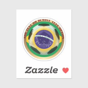 Brazilië Voetbal Sport Sticker
