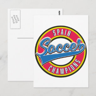 Brazilië Voetbalkampioen Ansichtkaart Briefkaart