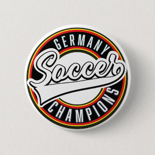 Brazilië Voetbalkampioenen Knop Ronde Button 5,7 Cm