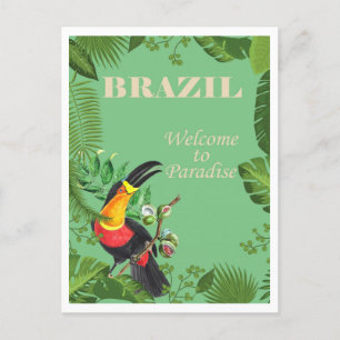 Brazilië, Welkom in het Paradijs Briefkaart