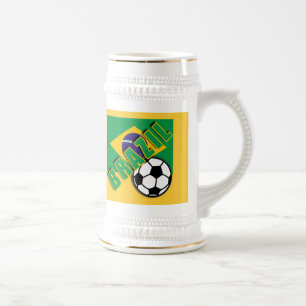 BRAZILIË World Soccer Fan Tshirts Bierpul