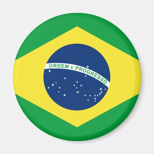 braziliervlag magneet (Voorkant)